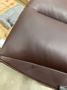 Brown Cotton Office Chair