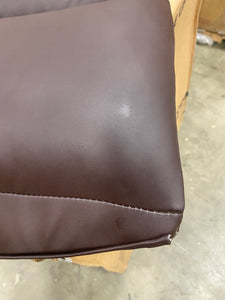 Brown Cotton Office Chair
