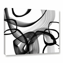 Load image into Gallery viewer, Abstract Poetry in Black and White 91 by Irena Orlov Print on Canvas
