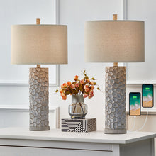 Load image into Gallery viewer, Ailiyah Resin USB Table Lamp, Set of 2
