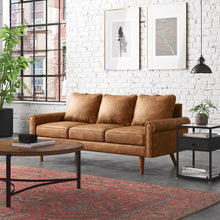 Load image into Gallery viewer, Ainsley 73.6&#39;&#39; Vegan Leather Sofa
