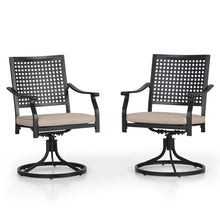 Load image into Gallery viewer, Alaistair Metal Outdoor Dining Armchair with Cushion (Set of 2)
