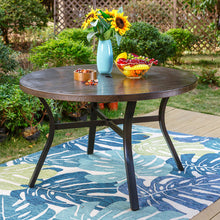 Load image into Gallery viewer, Alyah Round Metal Outdoor Dining Table
