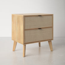 Load image into Gallery viewer, Amani Natural Cane Nightstand

