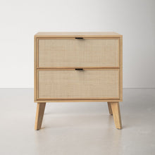 Load image into Gallery viewer, Amani Natural Cane Nightstand
