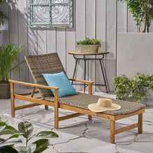 Load image into Gallery viewer, Amant Outdoor Wicker Chaise Lounge
