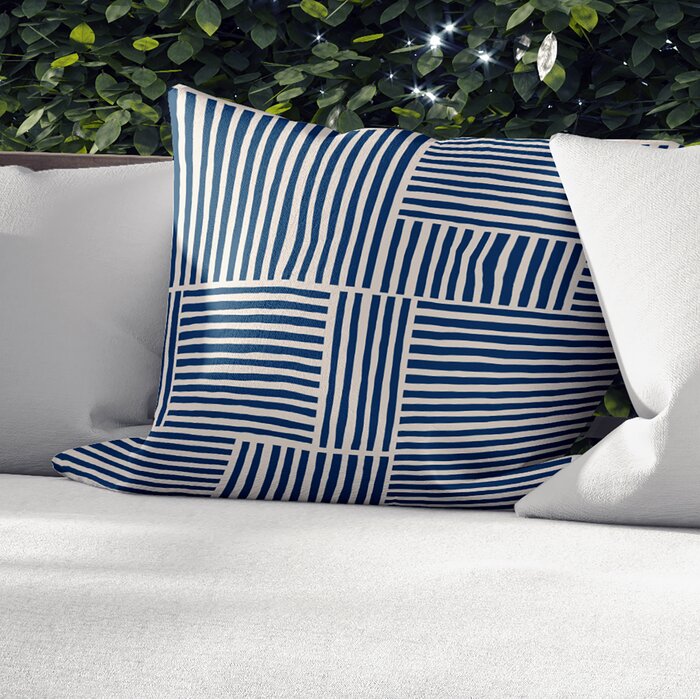 Amarisa Striped Indoor/Outdoor Throw Pillow