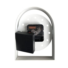 Load image into Gallery viewer, White Analog Metal Quartz Tabletop Clock
