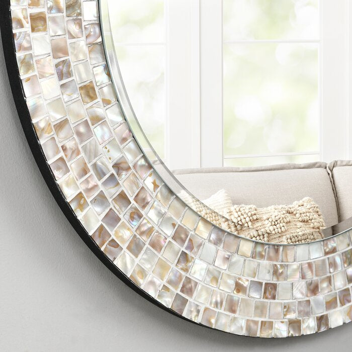 Aneeka Round Shell Wall Mirror – Salvage & Co Fishers