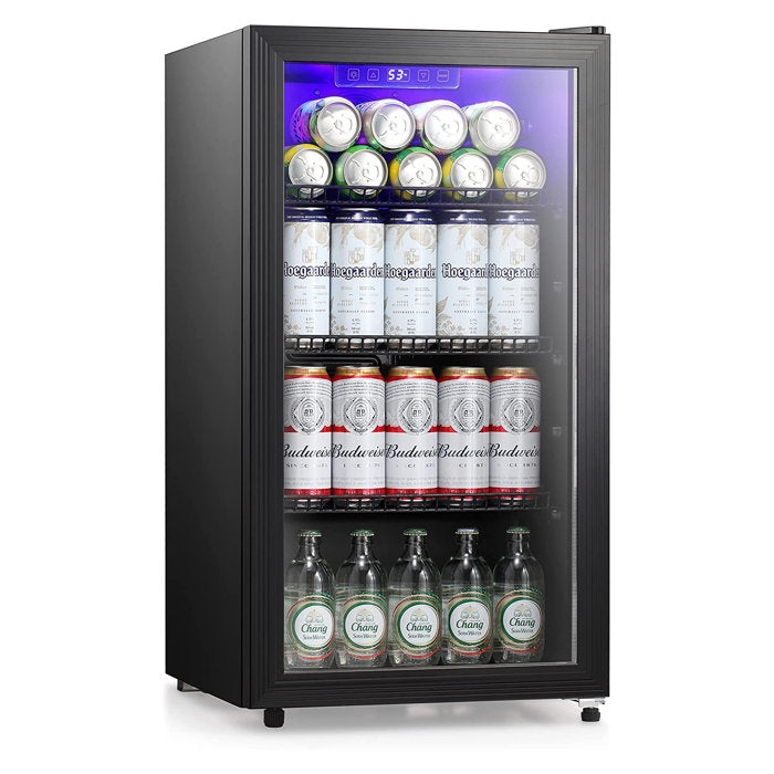 26 Bottle and 130 Can Single Zone Free-standing Wine & Beverage Refrigerator