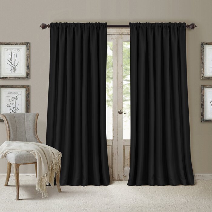 Ardmore Polyester Blackout Curtain Panel (Set of 2)