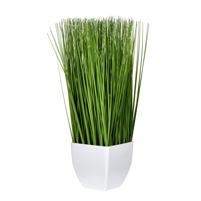 Artificial Green Potted Grass.