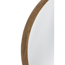 Load image into Gallery viewer, Aru Round Wood Wall Mirror
