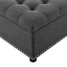 Load image into Gallery viewer, Audel Upholstered Storage Ottoman
