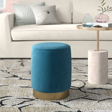 Load image into Gallery viewer, Aurora Upholstered Storage Ottoman

