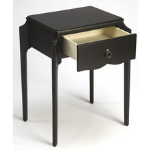 Load image into Gallery viewer, Black Austyn Solid + Manufactured Wood Nightstand
