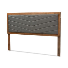 Load image into Gallery viewer, Queen Dark Gray Avante Upholstered Headboard
