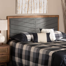 Load image into Gallery viewer, Queen Dark Gray Avante Upholstered Headboard
