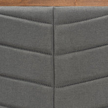 Load image into Gallery viewer, Queen Dark Gray Avante Upholstered Headboard
