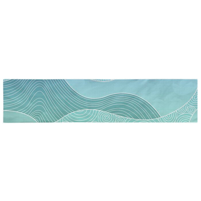 Blue/Green Avicia Rectangle Table Runner