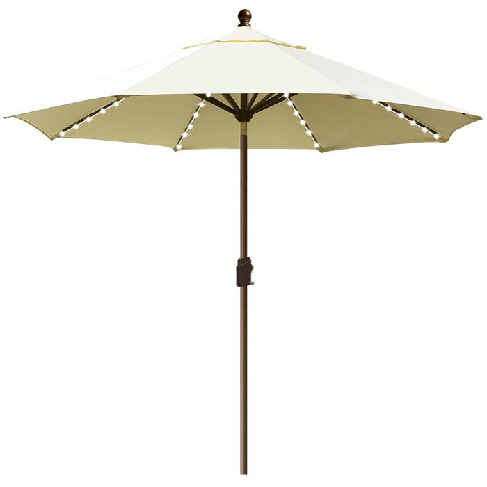 Ayzah 108'' Lighted Market Umbrella