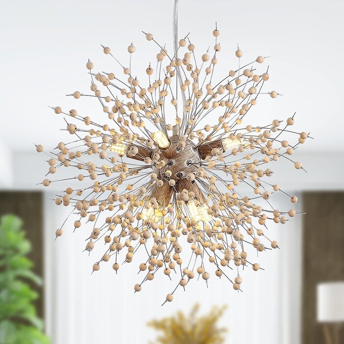 Barnali 8 - Light Dimmable Sputnik Sphere Chandelier