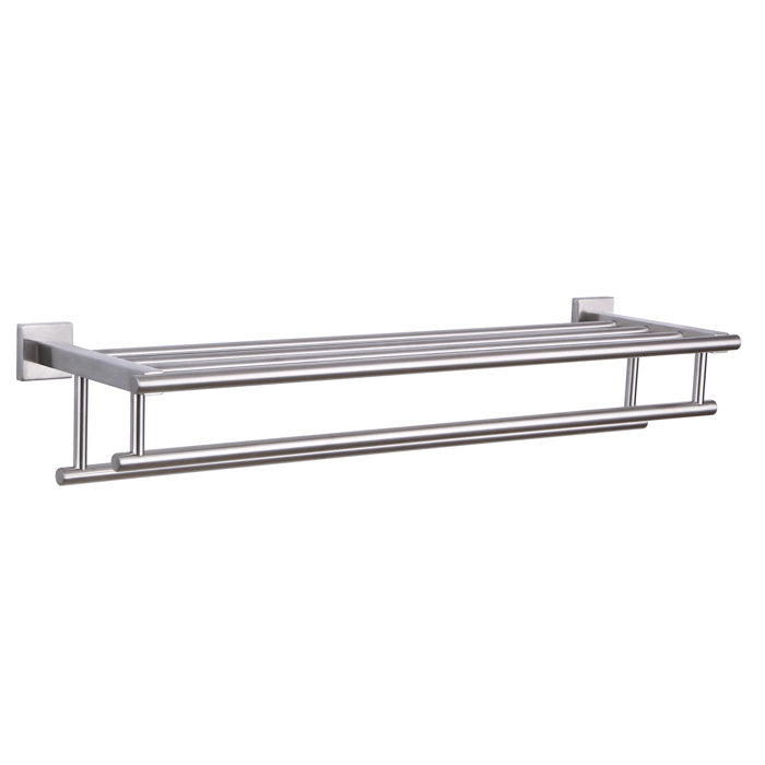 Brushed Nickel Bathroom Wall Mounted Towel Rack