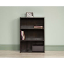 Load image into Gallery viewer, Cinnamon Cherry Faux Wood 3-shelf Standard Bookcase with Adjustable Shelves
