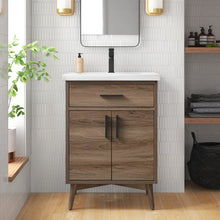 Load image into Gallery viewer, Binford Free Standing Single Bathroom Vanity with Ceramic Top
