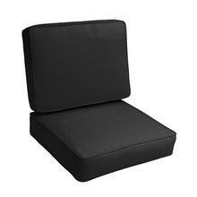 Load image into Gallery viewer, Outdoor Seat/Back Cushion 23.5&#39;&#39; W x 23&#39;&#39; D with Piping
