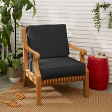 Load image into Gallery viewer, Outdoor Seat/Back Cushion 23.5&#39;&#39; W x 23&#39;&#39; D with Piping

