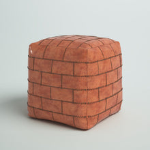 Load image into Gallery viewer, Brock Leather Pouf
