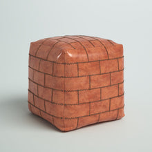 Load image into Gallery viewer, Brock Leather Pouf
