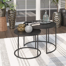 Load image into Gallery viewer, Burton Metal Outdoor Coffee Table Sets (Set of 2)

