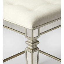 Load image into Gallery viewer, Celeste Mirrored Vanity Stool
