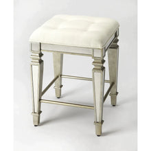 Load image into Gallery viewer, Celeste Mirrored Vanity Stool
