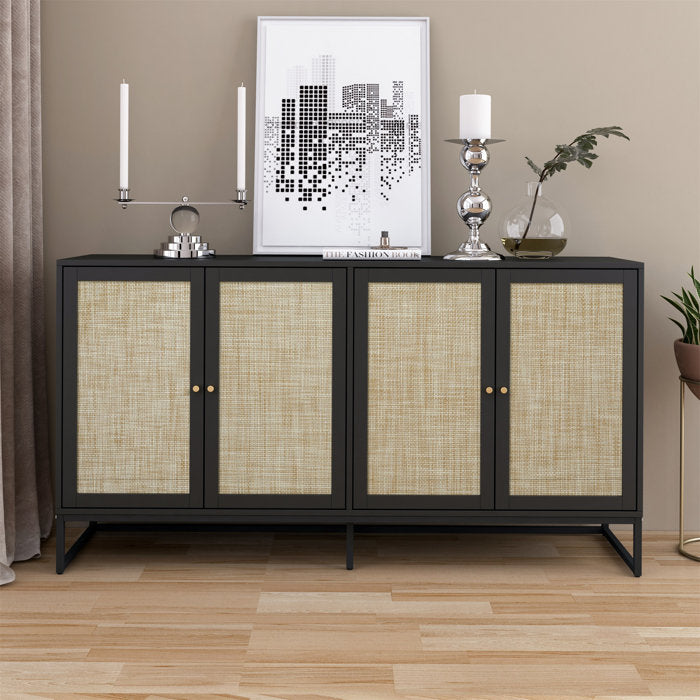Black Caludia Accent Cabinet