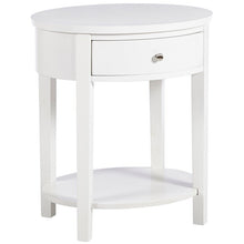 Load image into Gallery viewer, White Canterbury Tall End Table with Storage
