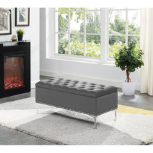Load image into Gallery viewer, Carmel Barrie Upholstered Flip Top Storage Bench

