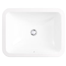 Load image into Gallery viewer, Rectangle Undermount Bathroom Sink with Overflow (Sink Only)
