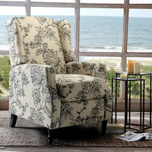 Load image into Gallery viewer, Celia Upholstered Recliner with Classic Wing Back
