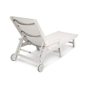 Polyw**d Coastal Outdoor Chaise Lounge