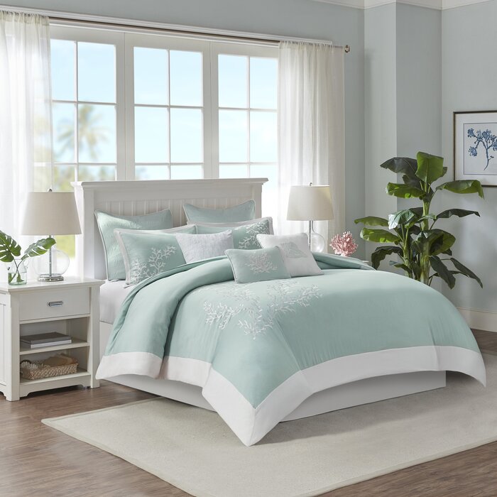 Coastline 100% Cotton Duvet Cover Set