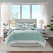 Load image into Gallery viewer, Coastline 100% Cotton Duvet Cover Set

