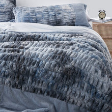 Load image into Gallery viewer, Badland Wolf Faux Fur Oversized Comforter Set, King
