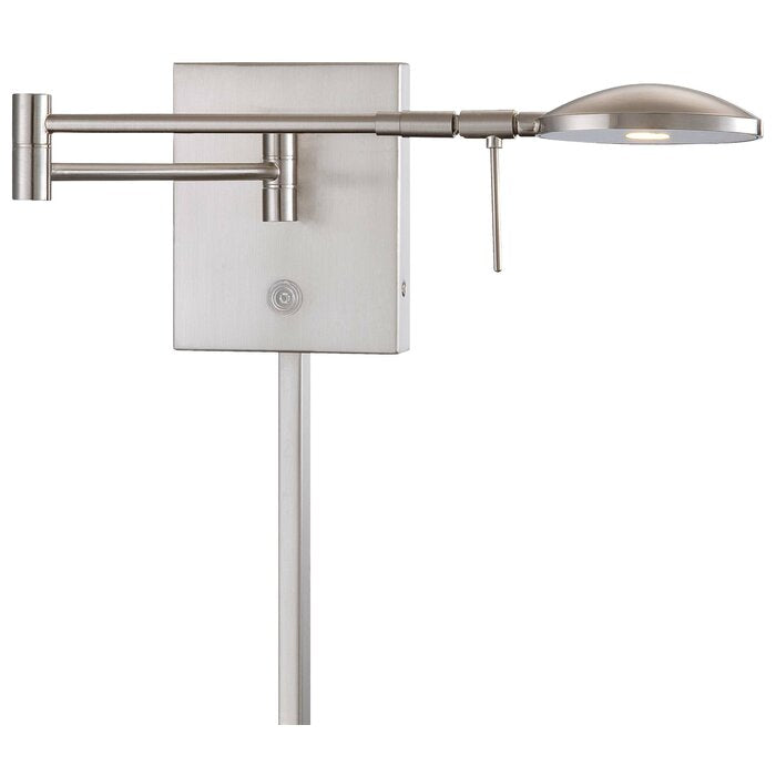 Creasey Steel Plug-in Swing Arm Sconce