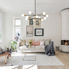 Load image into Gallery viewer, Croner 12 - Light Dimmable Sputnik Modern Linear Chandelier
