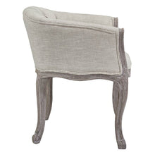 Load image into Gallery viewer, Crown Tufted Arm Chair in Beige
