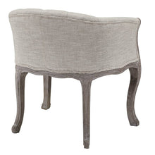 Load image into Gallery viewer, Crown Tufted Arm Chair in Beige
