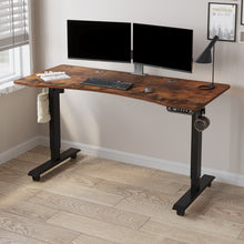 Load image into Gallery viewer, Daiah Ergonomic Curved Height Adjustable Standing Desk
